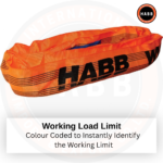 Wholesale Box (1 Units) - Endless Round Sling WLL 20 Ton (44,092 lbs) | 6 m Length | EN 1492-2 Standard | 7:1