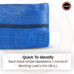 Wholesale Box (1 Units) - Endless Round Sling WLL 8 Ton (17,637 lbs) | 8 m Length | EN 1492-2 Standard | 7:1 - Image 7