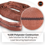 Wholesale Box (6 Units) - Endless Round Sling WLL 6 Ton (13,227 lbs) | 3 m Length | EN 1492-2 Standard | 7:1 - Image 7