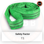 Wholesale Box (30 Units) - Endless Round Sling WLL 2 Ton (4,409 lbs) | 2 m Length | EN 1492-2 Standard | 7:1 - Image 5