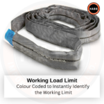 Wholesale Box (10 Units) - Endless Round Sling WLL 4 Ton (8,818 lbs) | 2 m Length | EN 1492-2 Standard | 7:1 - Image 8