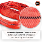 Wholesale Box (3 Units) - Endless Round Sling WLL 5 Ton (11,023 lbs) | 6 m Length | EN 1492-2 Standard | 7:1 - Image 6