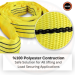 Wholesale Box (5 Units) - Endless Round Sling WLL 3 Ton (6,613 lbs) | 6 m Length | EN 1492-2 Standard | 7:1 - Image 6