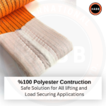Polyester Webbing Sling – 4-Ply Flat Eyes | WLL 20000 kg (44092 lbs) | EWL 3 m (9,84 ft) | SF 7:1 - Image 3