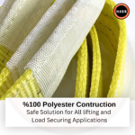 Polyester Webbing Sling – 4-Ply Flat Eyes | WLL 3000 kg (6614 lbs) | EWL 12 m (39,37 ft) | SF 7:1 - Image 5