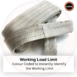 Wholesale Box (18 Units) - Duplex Multi-Ply Webbing Sling WLL 4000 KG (8818 lbs) | 1.5 m Length | EN 1492-1 Standard | 7:1 Safety Factor