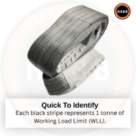 Polyester Webbing Sling WLL 1,000 kg (2.205 lbs) to 20,000 kg (44.092 lbs) | EWL 1 m (3,28 ft) to 15 m (49,21 ft) - Image 4