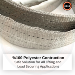Polyester Webbing Sling WLL 1,000 kg (2.205 lbs) to 20,000 kg (44.092 lbs) | EWL 1 m (3,28 ft) to 15 m (49,21 ft) - Image 9