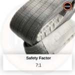 Polyester Webbing Sling – 4-Ply Flat Eyes | WLL 4000 kg (8818 lbs) | EWL 1,5 m (4,92 ft) | SF 7:1 - Image 3