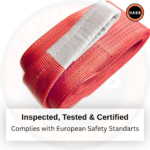 Polyester Webbing Sling – 4-Ply Flat Eyes | WLL 5000 kg (11023 lbs) | EWL 1 m (3,28 ft) | SF 7:1 - Image 5