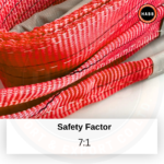 Polyester Webbing Sling – 4-Ply Flat Eyes | WLL 5000 kg (11023 lbs) | EWL 1 m (3,28 ft) | SF 7:1 - Image 3