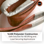 Polyester Webbing Sling – 4-Ply Flat Eyes | WLL 6000 kg (13228 lbs) | EWL 8 m (26,25 ft) | SF 7:1 - Image 3