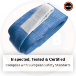 Polyester Webbing Sling – 4-Ply Flat Eyes | WLL 8000 kg (17637 lbs) | EWL 3 m (9,84 ft) | SF 7:1 - Image 4