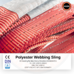 Polyester Webbing Sling – 4-Ply Flat Eyes | WLL 5000 kg (11023 lbs) | EWL 1 m (3,28 ft) | SF 7:1 - Image 2