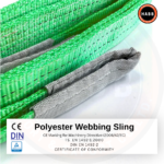 Polyester Webbing Sling – 4-Ply Flat Eyes | WLL 2000 kg (4409 lbs) | EWL 0,5 m (1,64 ft) | SF 7:1