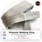 Polyester Webbing Sling – 4-Ply Flat Eyes | WLL 4000 kg (8818 lbs) | EWL 15 m (49,21 ft) | SF 7:1