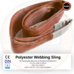 Polyester Webbing Sling – 4-Ply Flat Eyes | WLL 6000 kg (13228 lbs) | EWL 2 m (6,56 ft) | SF 7:1